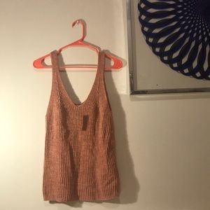 Madewell Crochet Knit Tank Top
